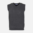 MEN BASIC SWEATER VEST V NECK