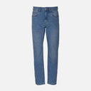 MEN REGULAR FIT DENIM TROUSERS