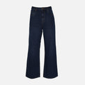 WOMEN DENIM PANTS JEANS WIDE LEG