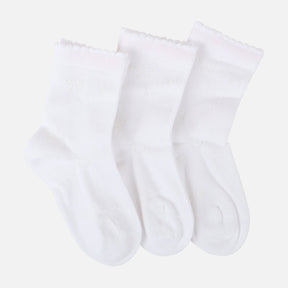 GIRLS CREW SOCKS 3 PAIRS