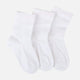 GIRLS CREW SOCKS 3 PAIRS