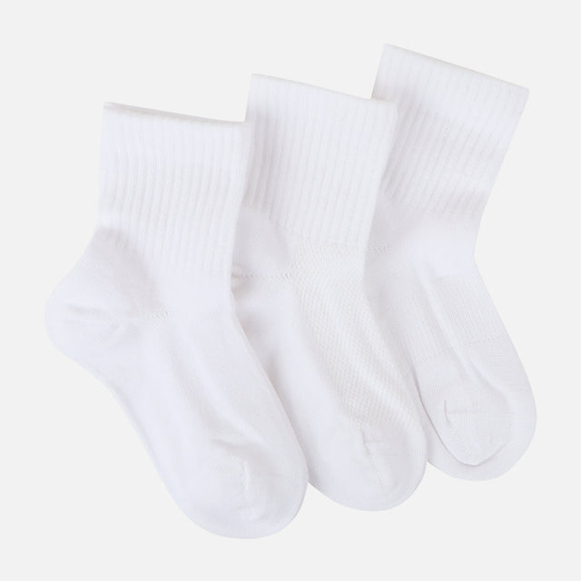 UNISEX QUARTER SOCKS 3 PAIRS