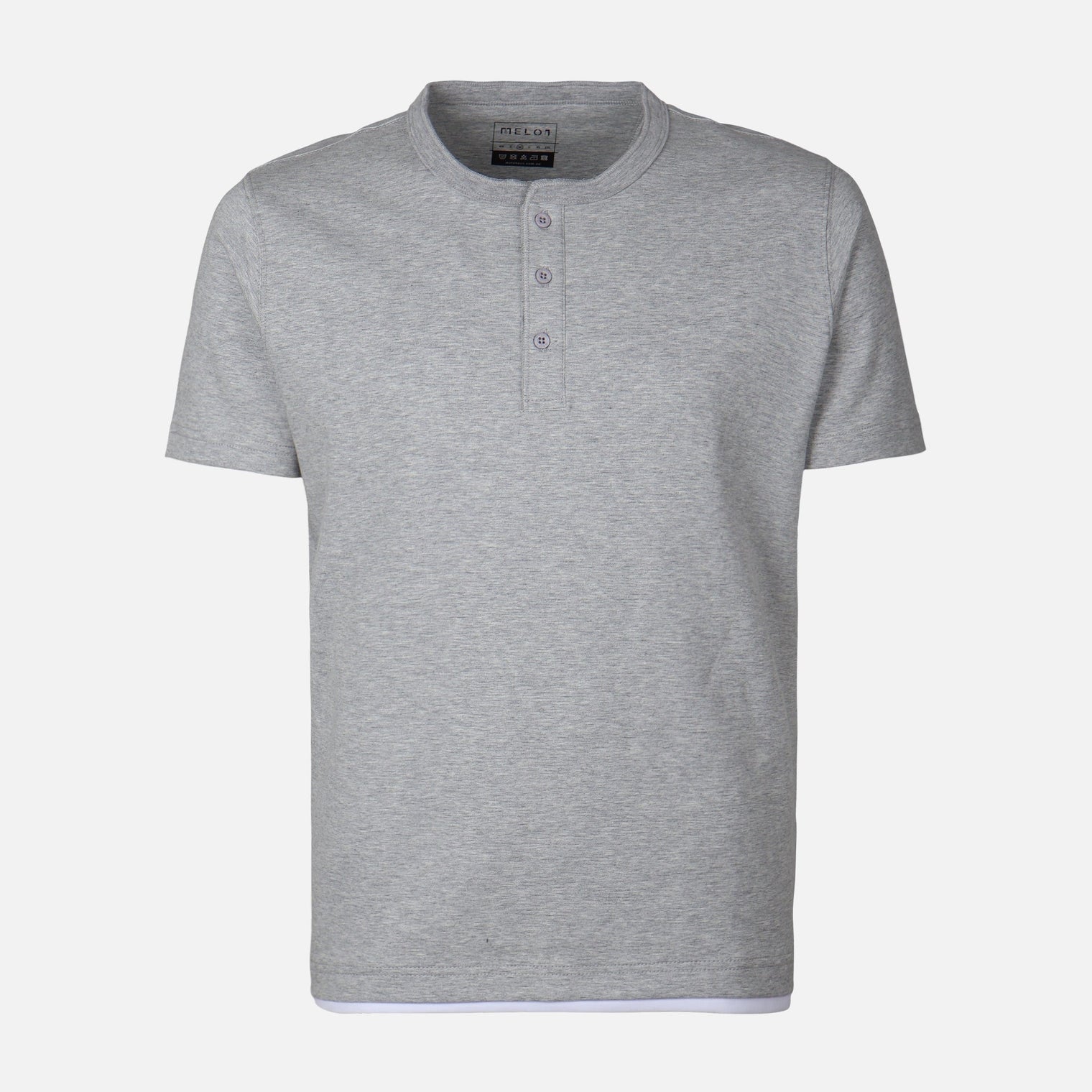 MEN T-SHIRT HENLEY REGULAR FIT