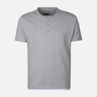 MEN T-SHIRT HENLEY REGULAR FIT