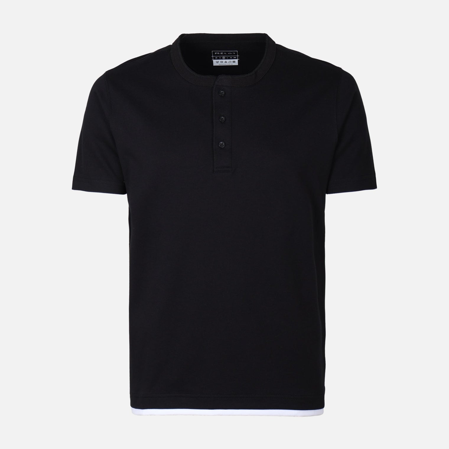 MEN T-SHIRT HENLEY REGULAR FIT