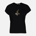 WOMEN VISCOSE LOOSE SHORT SLEEVE TEE