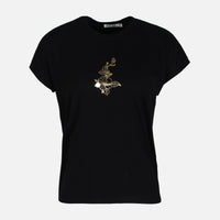 WOMEN VISCOSE LOOSE SHORT SLEEVE TEE