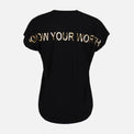 WOMEN VISCOSE LOOSE SHORT SLEEVE TEE