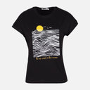 WOMEN VISCOSE LOOSE T-SHIRT