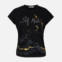 WOMEN VISCOSE LOOSE SHORT SLEEVE TEE