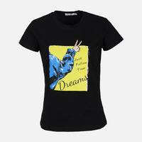 Women Slub Loose Short Sleeve Tee