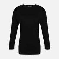 WOMEN RELAXED CREWNECK LONG SLEEVE TEE