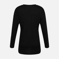 WOMEN RELAXED CREWNECK LONG SLEEVE TEE
