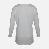 WOMEN RELAXED CREWNECK LONG SLEEVE TEE