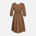 WOMEN SHORT SLEEVE LONG DRESS