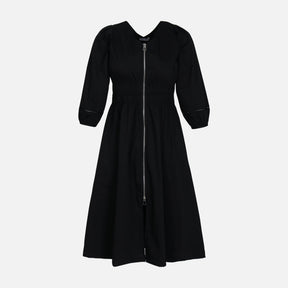 WOMEN SHORT SLEEVE LONG DRESS