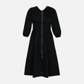 WOMEN SHORT SLEEVE LONG DRESS