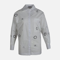 WOMEN OVERSIZED LONG SHIRT