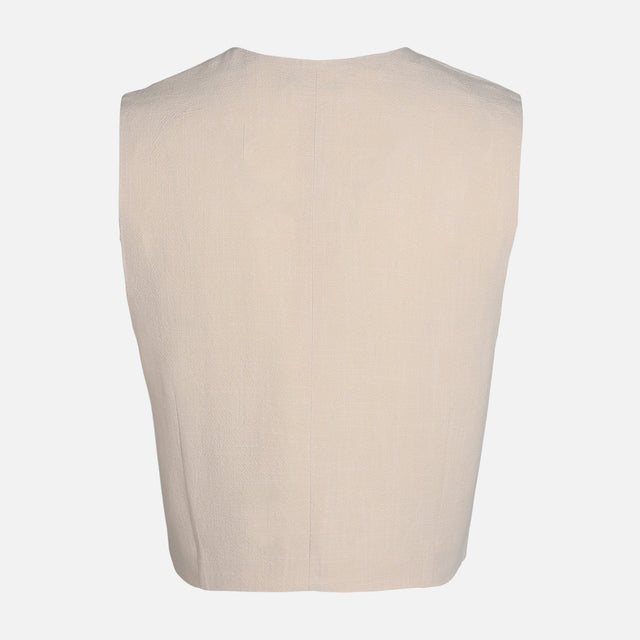WOMEN  BASIC VEST BLAZER