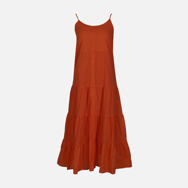 WOMEN SLEEVE LESS LONG DRESS