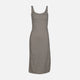 WOMEN SLEEVE LESS LONG RIB DRESS