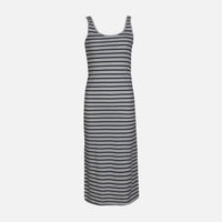 WOMEN SLEEVE LESS LONG RIB DRESS
