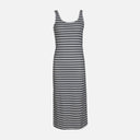 WOMEN SLEEVE LESS LONG RIB DRESS