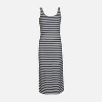 WOMEN SLEEVE LESS LONG RIB DRESS