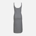 WOMEN SLEEVE LESS LONG RIB DRESS