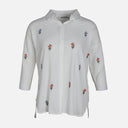 WOMEN EMB LONG SHIRT