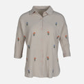 WOMEN EMB LONG SHIRT