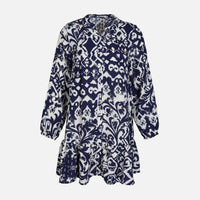 WOMEN LONG SLEEVE MIDI DRESS