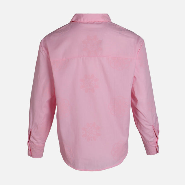 WOMEN LOOSE LACER SHIRT