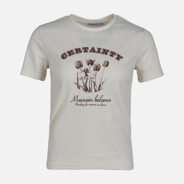 WOMEN CROPPED TEE