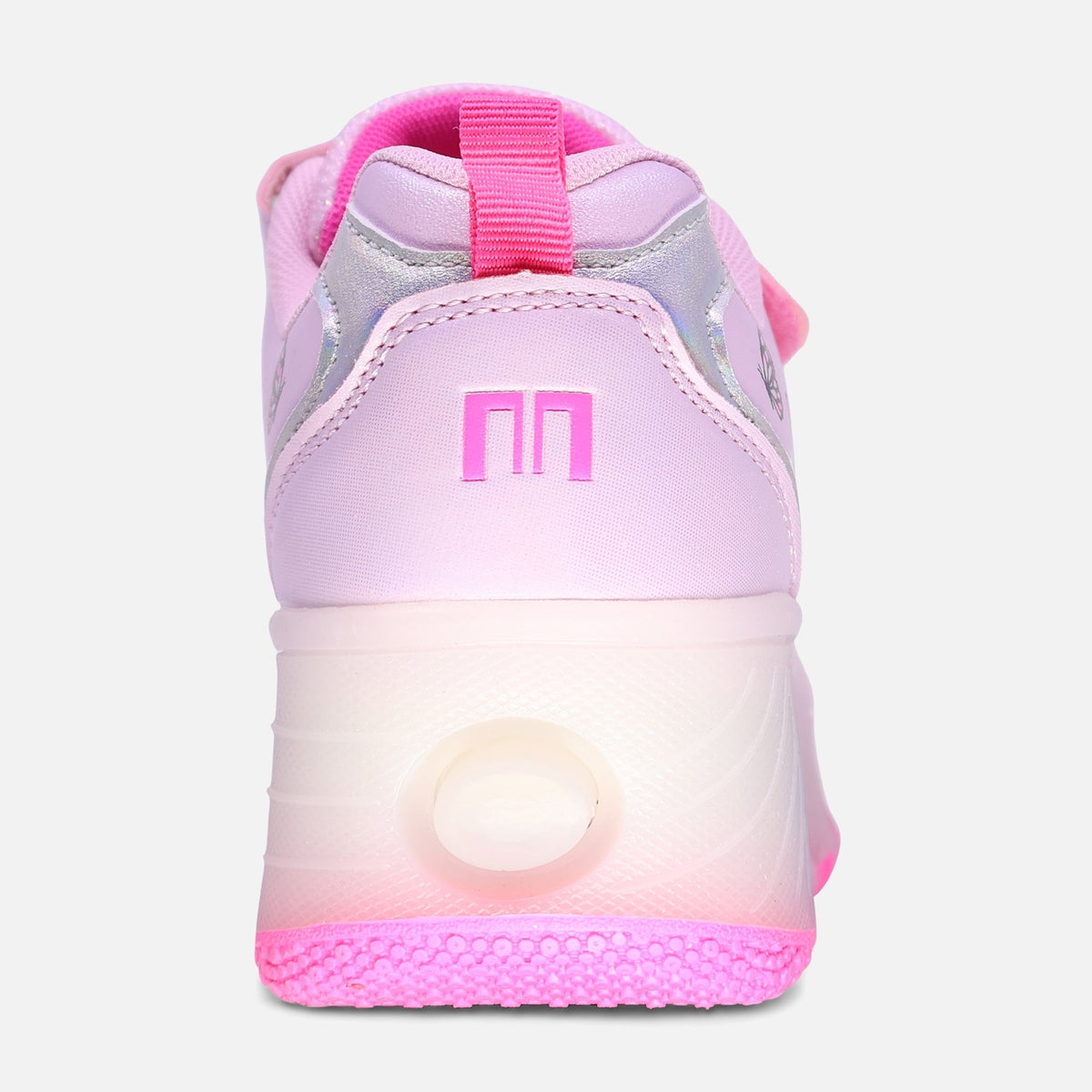 GIRLS WHEELS VELCRO LIGHTING SHOES