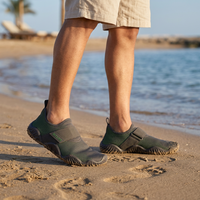 Men Velcro Strap Beach Shoes