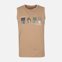 MEN VEST ROUND NECK REGULAR FIT