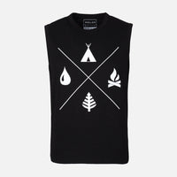 MEN VEST ROUND NECK REGULAR FIT