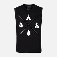 MEN VEST ROUND NECK REGULAR FIT