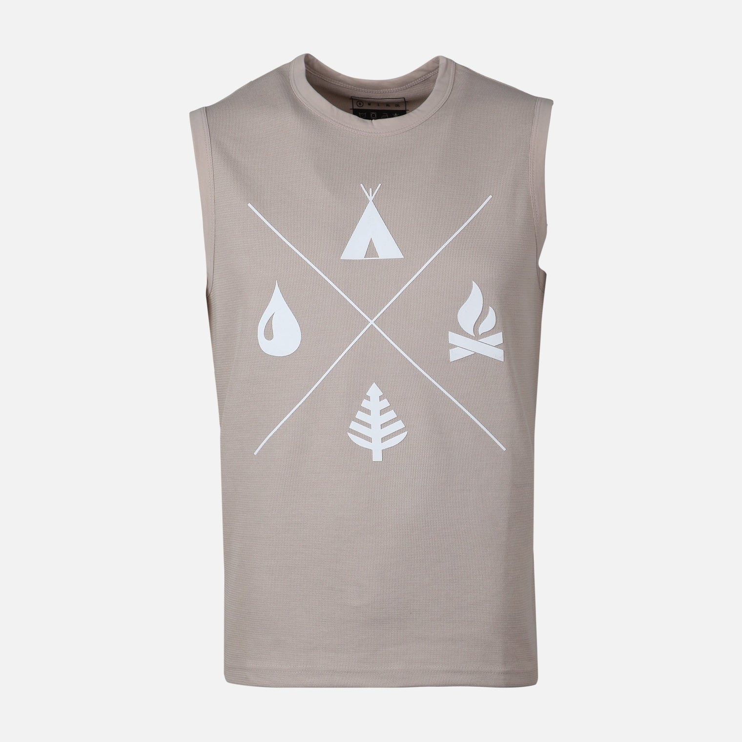 MEN VEST ROUND NECK REGULAR FIT