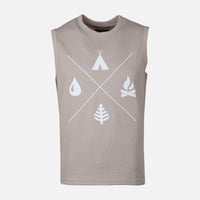 MEN VEST ROUND NECK REGULAR FIT