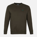 MEN SOLID FLEECE PULLOVER ROUND NECK