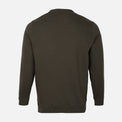 MEN SOLID FLEECE PULLOVER ROUND NECK
