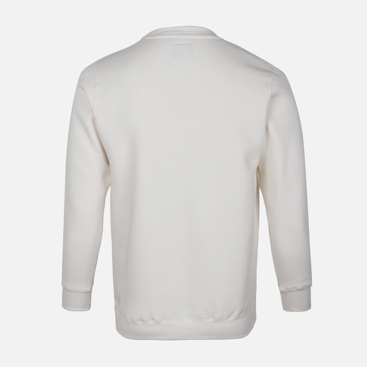 MEN SOLID FLEECE PULLOVER ROUND NECK