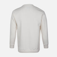 MEN SOLID FLEECE PULLOVER ROUND NECK
