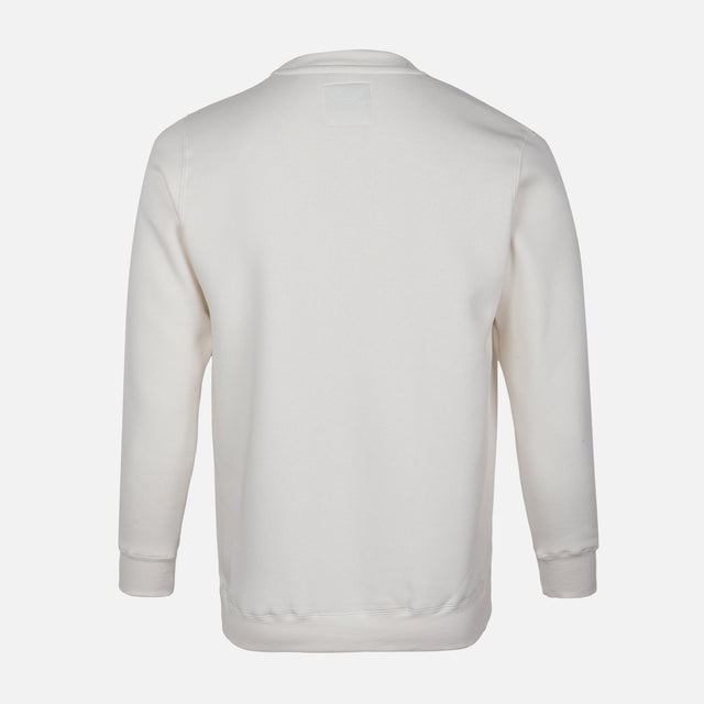 MEN SOLID FLEECE PULLOVER ROUND NECK