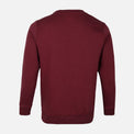 MEN SOLID FLEECE PULLOVER ROUND NECK