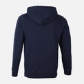 MEN SOLID FLEECE PULLOVER WITH HOOD