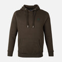 MEN SOLID FLEECE PULLOVER WITH HOOD