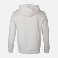 MEN SOLID FLEECE PULLOVER WITH HOOD